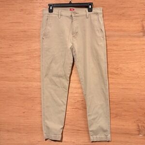 Levis XX Chino Standard Taper Pants Mens 32x30 Khaki Tan 85226-0069 WaterLess